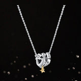 Robot Galaxy Series Silver Necklace Women Gift