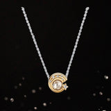 Robot Galaxy Series Silver Necklace Women Gift