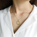 925 Silver Owl Necklace Golden Animal Pendant S925 Jewelry