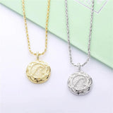 925 Silver Lucky Pendant Long Chain Necklace Jewelry Gift