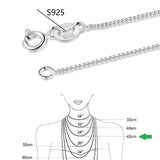S925 Silver Women's Necklace & Mini Heart Pendant