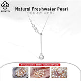 925 Silver Freshwater Pearl Necklace with Pendant GPN18