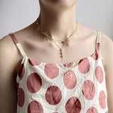 925 Silver Star Necklace with Crystal Chain Forest Pendant Jewelry