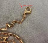 Titanium 18K Floral Necklace Women Stainless Steel Jewelry Chain Gift