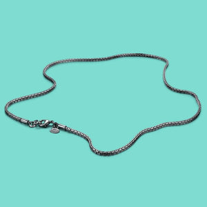 Men's 925 Thai Silver Necklace Zygote Chain Contracted Style Male Silver Jewelry