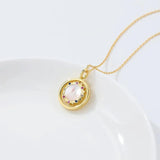 F.I.N.S 925 Silver Sun Necklace Shell Pendant Chain Jewelry