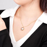 Vintage Baroque Pearl Necklace 925 Sterling Silver Pendant