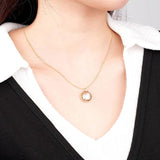 Vintage Baroque Pearl Necklace 925 Sterling Silver Pendant