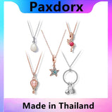 Pink Flamingo Pendant Ocean Star Necklace