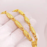 OMHXFC Dragon Phoenix 24KT Pendant Necklace