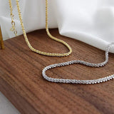 925 Sterling Silver Choker Necklaces Women INS Starry Cauliflower Boho Chain