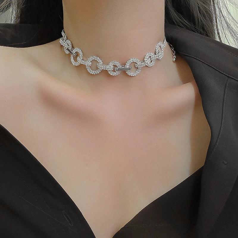 925 Sterling Silver Clavicle Chain Necklace Cute/Romantic Chokers for Party