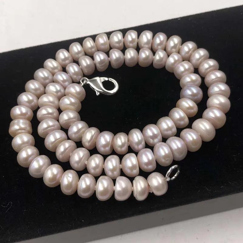 8mm Lavender Freshwater Pearl Necklace