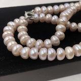 8mm Lavender Freshwater Pearl Necklace