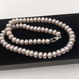8mm Lavender Freshwater Pearl Necklace