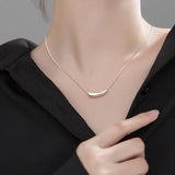 Sweet S925 Silver Water Drop Clavicle Chain Necklace
