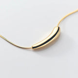 Sweet S925 Silver Water Drop Clavicle Chain Necklace