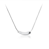 Sweet S925 Silver Water Drop Clavicle Chain Necklace