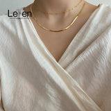 925 Sterling Silver Herringbone Chain Necklace for Women Men