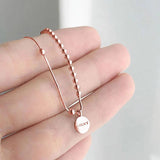 925 Sterling Silver LUCKY Beads Choker Necklace