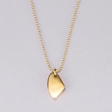 14k Yellow Plated Irregular Necklace for Women's Birthday Party