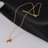 14k Yellow Plated Irregular Necklace for Women's Birthday Party