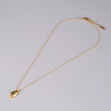 14k Yellow Plated Irregular Necklace for Women's Birthday Party