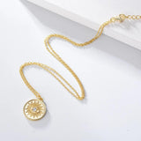 925 Silver Devil Eye Pendant Choker Necklace for Women Zircon Jewelry