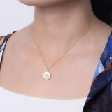 925 Silver Devil Eye Pendant Choker Necklace for Women Zircon Jewelry