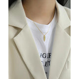 925 Silver Chain Necklace Korea Lips Pendant YMN197