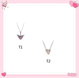S925 Angel Wing Love Necklace Set
