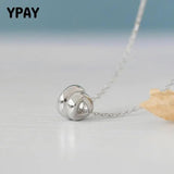 925 Silver Chain Necklace with Shell Pendant YMN195