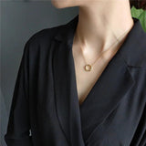 925 Silver Irregular Necklace Openwork Pendant Women Fine Jewelry