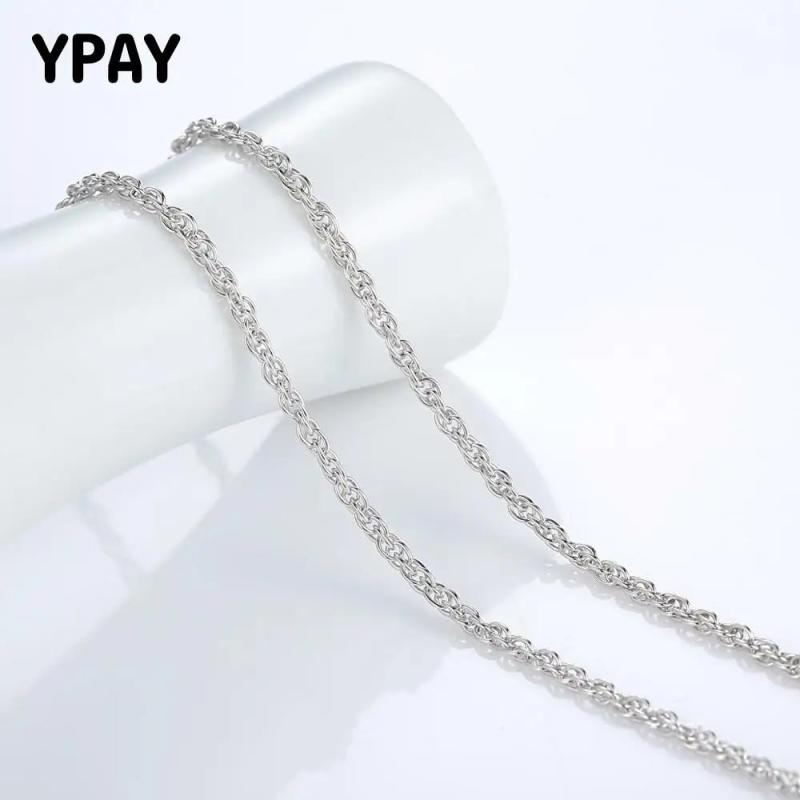 925 Silver Twisted Chains Necklaces for Pendant Charm