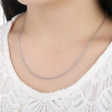 925 Silver Twisted Chains Necklaces for Pendant Charm