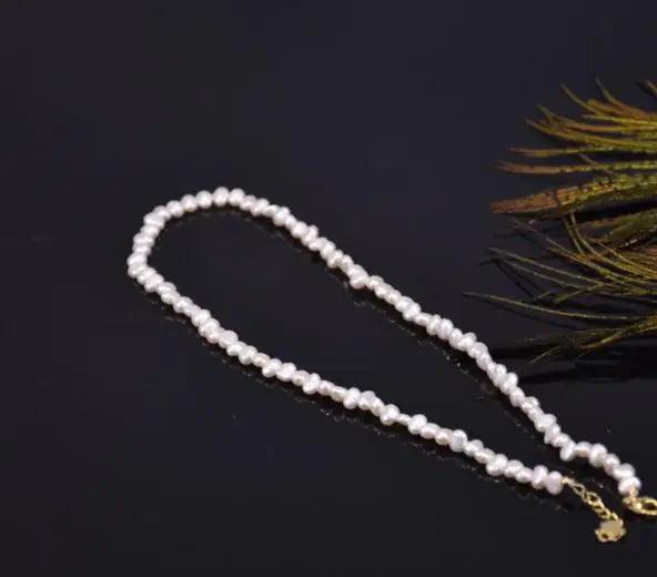 Baroque Freshwater Pearl Necklace S925 Silver Choker