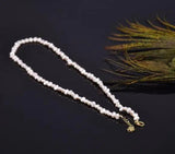 Baroque Freshwater Pearl Necklace S925 Silver Choker