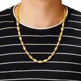 24KT Chain Necklace for Men - European Fine Jewelry