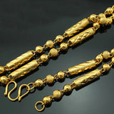 European Man Party Birthday Wedding Gift Beads Cylinder Chain Necklace