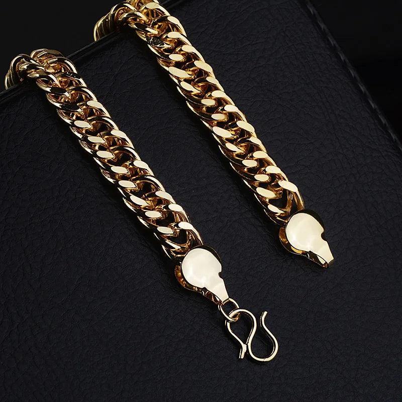 European Man Party Wedding Gift Wide Chain Necklace
