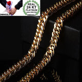 European Man Party Wedding Gift Wide Chain Necklace