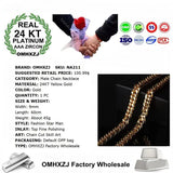 European Man Party Wedding Gift Wide Chain Necklace