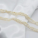 Natural Pearl Necklace Double Layer Engagement Jewelry