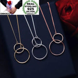 Sterling Silver Pendant Necklace for Party Wedding Gift