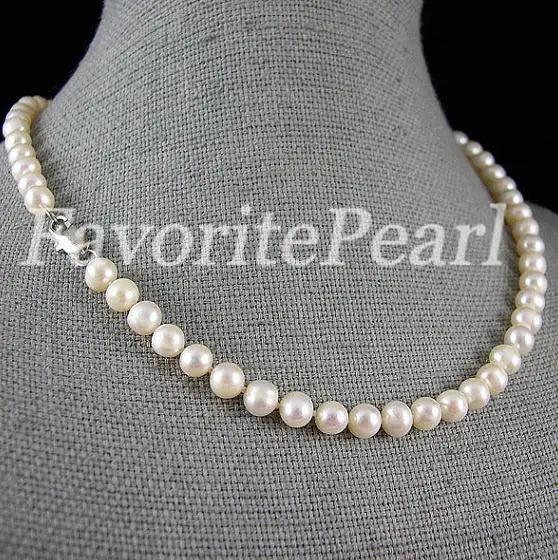 6-7MM Freshwater Pearl Necklace for Women