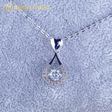 Dancing Stone Silver 925 Pendant Necklace Jewelry