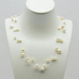 Baroque Pearl Necklace Multicolor Strand Dress Accessories