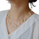 Baroque Pearl Necklace Multicolor Strand Dress Accessories
