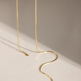 Snake Chain 925 Silver Plated Choker Necklace Women Jewelry