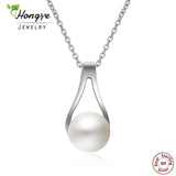 Freshwater Pearl Pendant Necklace, 925 Sterling Silver, Gift Box
